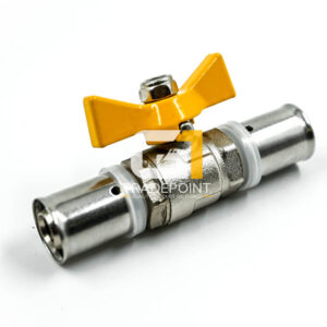 Pex-AL-Pex Fitting Gas shutoff Valve