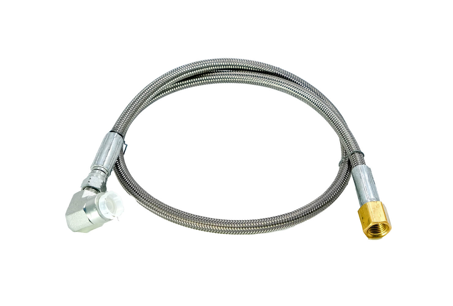 Braided Stainless Steel PTFE 800mm hose flexible